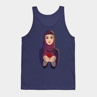 We All Have a Heart - Muslim Tank Top